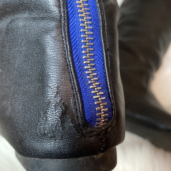 Bamboo Over the Knee Faux Leather Boots Size 6.5 - Picture 5 of 9